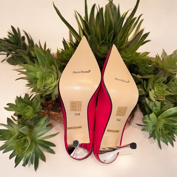 Pierre Dumas Pink Pointy Toe Stilettos NIB - Picture 6 of 7